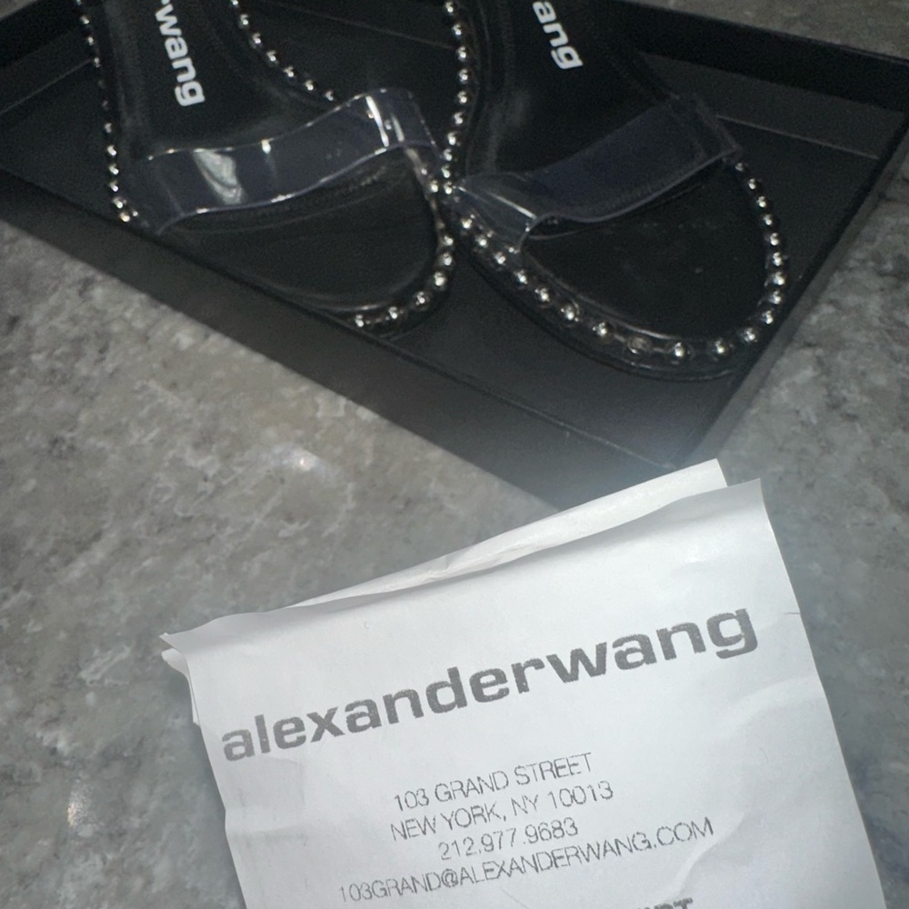 Alexander Wang Black High Heel Sandals